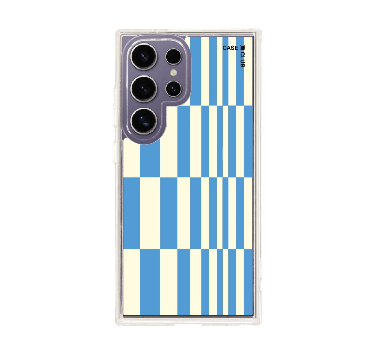 blue asymmetrical textile